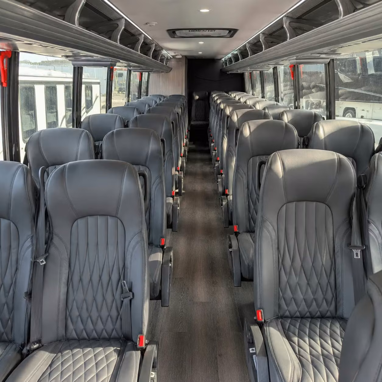28 passenger minibus inside
