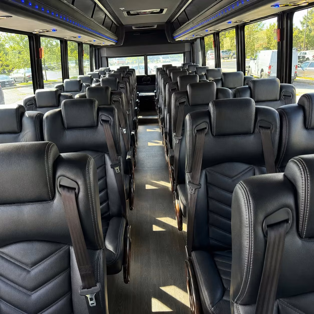 30 passenger minibus interior
