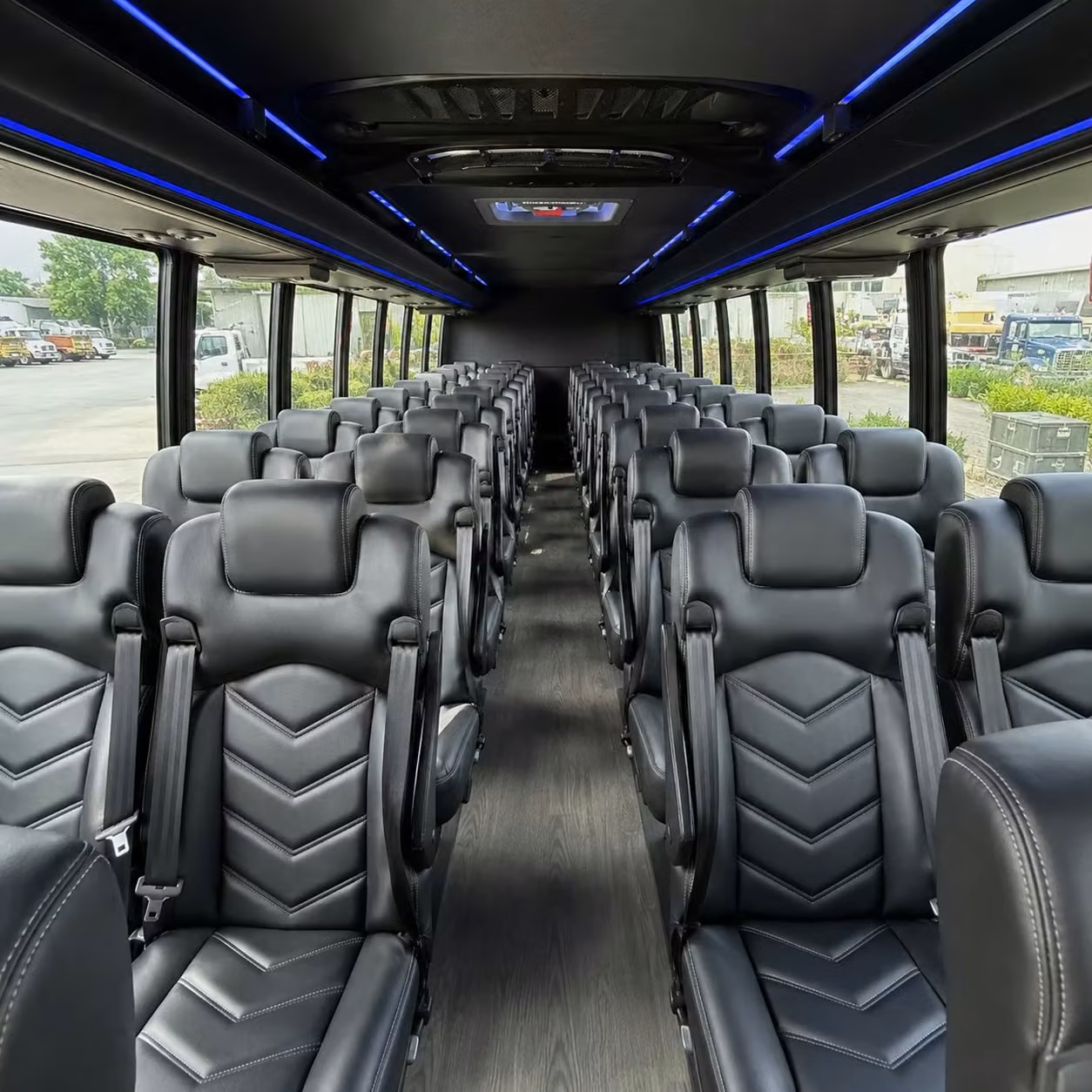 35 passenger minibus inside